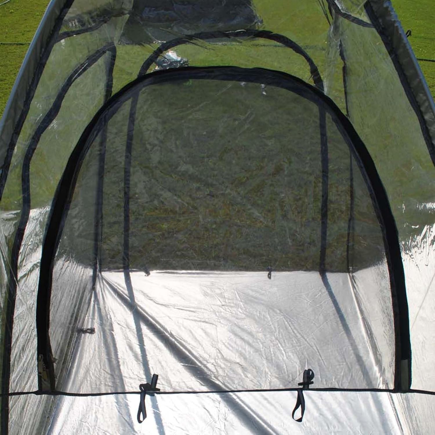 GENERIC Abri De Rangement Pour Vélos, Housse De Garage Portable Et Imperméable Pour Vélos - Abri De Rangement Extérieur Pour Motos, Outils De Jardin, Jouets Et Tondeuses à Gazon - Protection Transpa