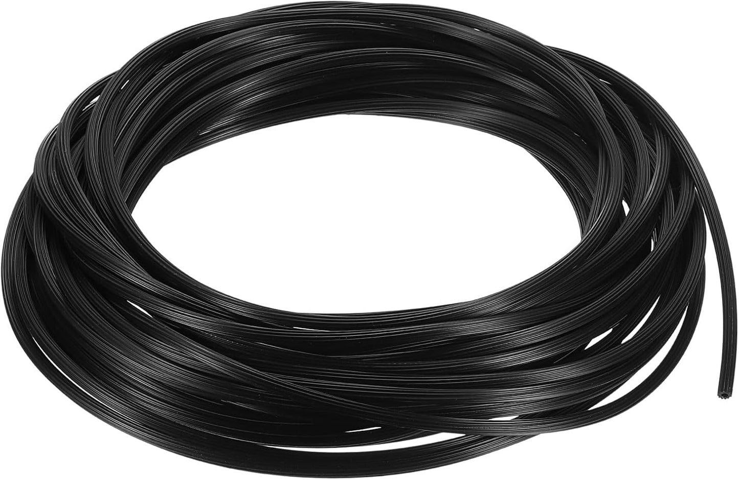  Uxcell Spline De Fixation Ronde En Silicone Pour écran De Porte Et Fenêtre (10 M, Noir)