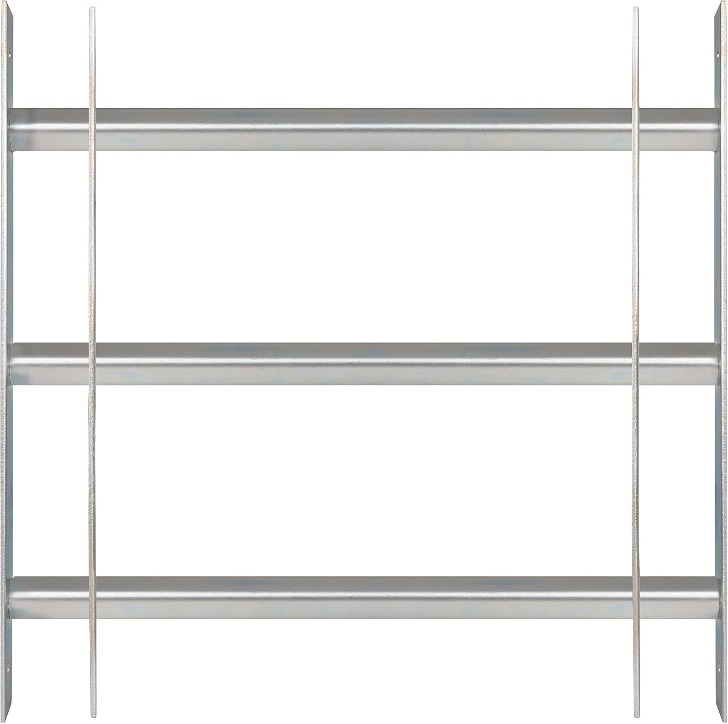  Alberts 563684 Secorino Basic Style Window Grille | Sliding For External Windows | Burglar Protection Grille | Galvanised In Blue | 300 X 700-1050 Mm