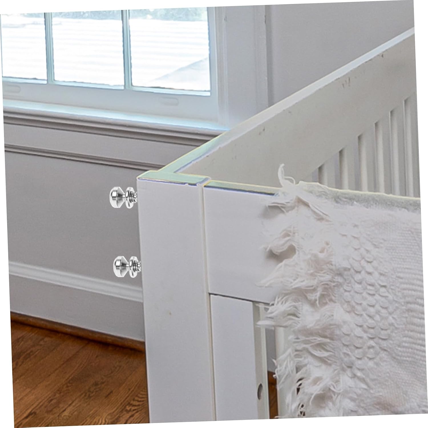  BESTonZON 12pièces Plunger Latches à Ressort Pour Crib Et Fenêtre Verrouillage Sécurisé Et Facile à Installer Accessoires De Lit Et Moustiquaire