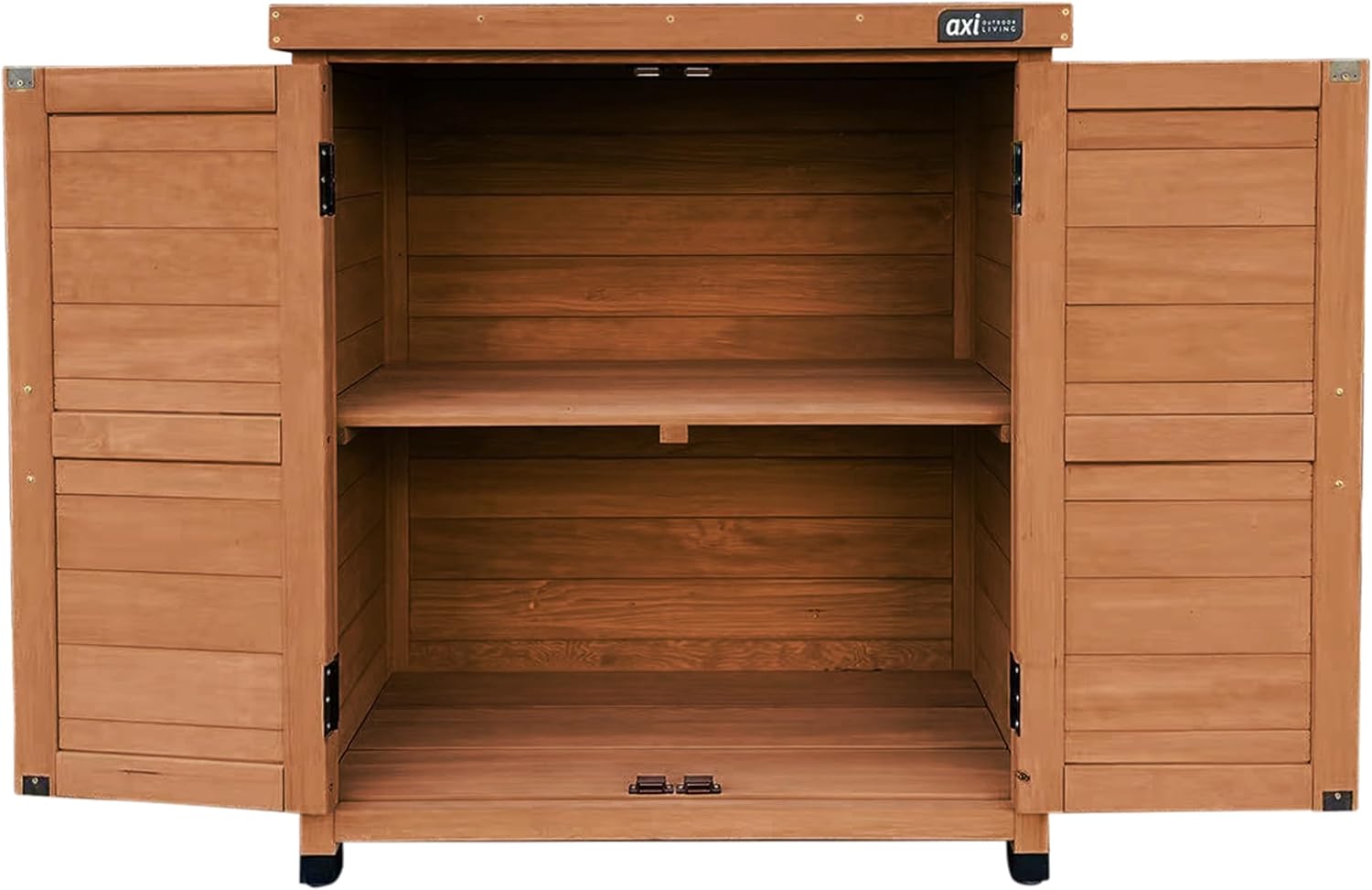  AXI Felix Armoire De Jardin En Bois Marron - 80 X 45 X 93 Cm | Armoire Exterieur, Armoire à Outils Pour Le Jardin Avec étagère/Meuble Exterieur Rangement Pour Le Jardin