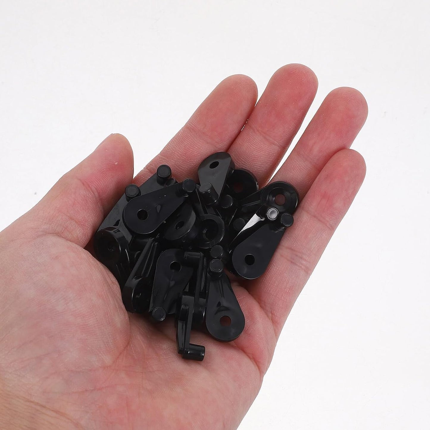  Gatuida 120 Clips De Fixation Pour Panneaux En Verre Noir A Kit Complet 120 Vis M4*16 Supports En Plastique Robustes Sans Perçage Pour Portes Vitrées Miroirs De Salle De Bain Et
