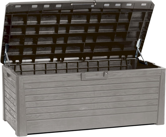  Toomax Art. 15 Florida Malle De Rangement Résine Gris 148 X 72 X 60 Cm