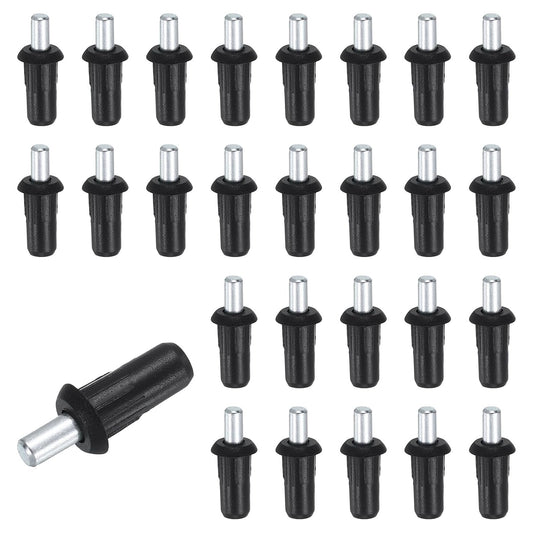  Sourcing Map Lot De 80 Broches De Réparation De Volet En Métal à Ressort Pour Fenêtres Aveugles, Armoires Et Lames Mobiles - 2,5 X 1 Cm - Noir