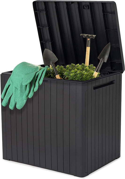  Keter Boîte De Rangement De Jardin City 113 L