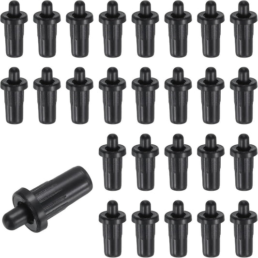  Sourcing Map Lot De 40 Broches De Réparation De Volet En Plastique à Ressort Pour Fenêtres Aveugles, Armoires Et Lames Mobiles - 2,4 X 1,1 Cm - Noir