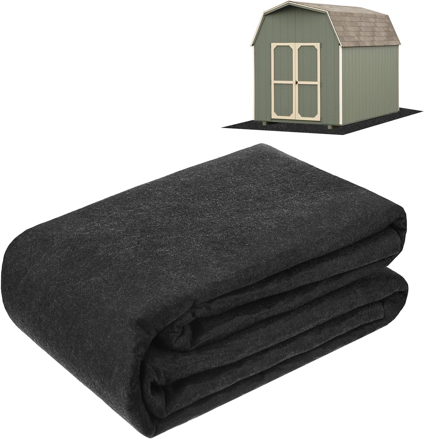  M METERXITY Tapis D'abri De Jardin De Rangement Extérieur, 2,4 X 2,4 M, Petit Tapis De Sol Imperméable Pour Meubles De Terrasse, Protection De Sol De L'usure, Liquide, Poussière, Huile, Tapis D'abri