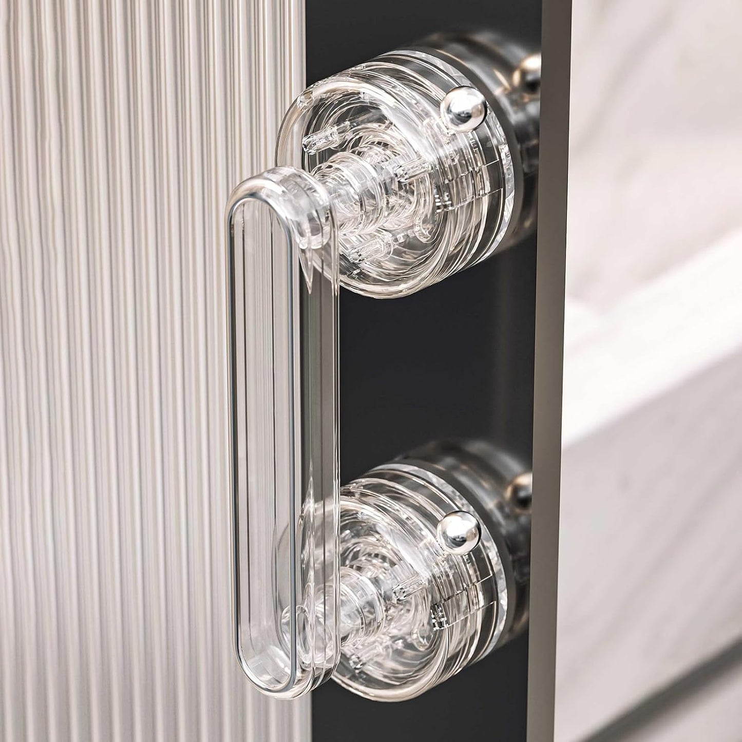  KAFENDA Nouvelle Poignée De Ventouse Puissante, Poignée De Porte Et De Fenêtre En Verre, Armoire, Poignée Auxiliaire De Meubles, Installation Sans Perçage, Amovible