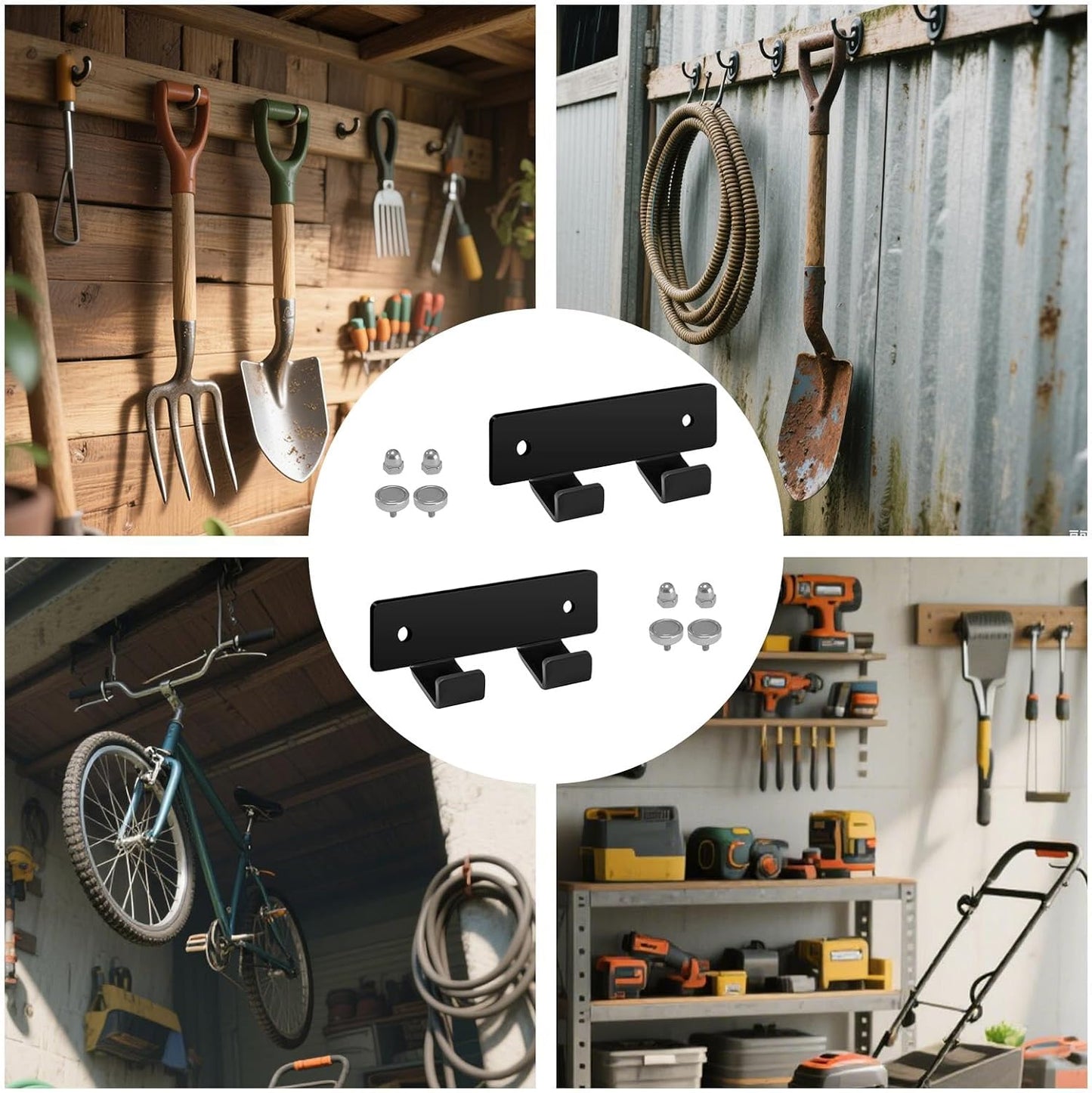  Générique Porte-Clé De Perceuse à Colonne, 2 Supports Métalliques Magnétiques Murale, Organisateur Magnétique D'Outils Pour Tour Perceuse Atelier Garage Maison
