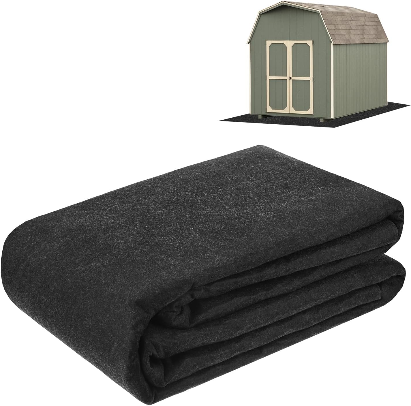  M METERXITY Tapis D'abri De Jardin De Rangement Extérieur, 2,4 X 2,4 M, Petit Tapis De Sol Imperméable Pour Meubles De Terrasse, Protection De Sol De L'usure, Liquide, Poussière, Huile, Tapis D'abri