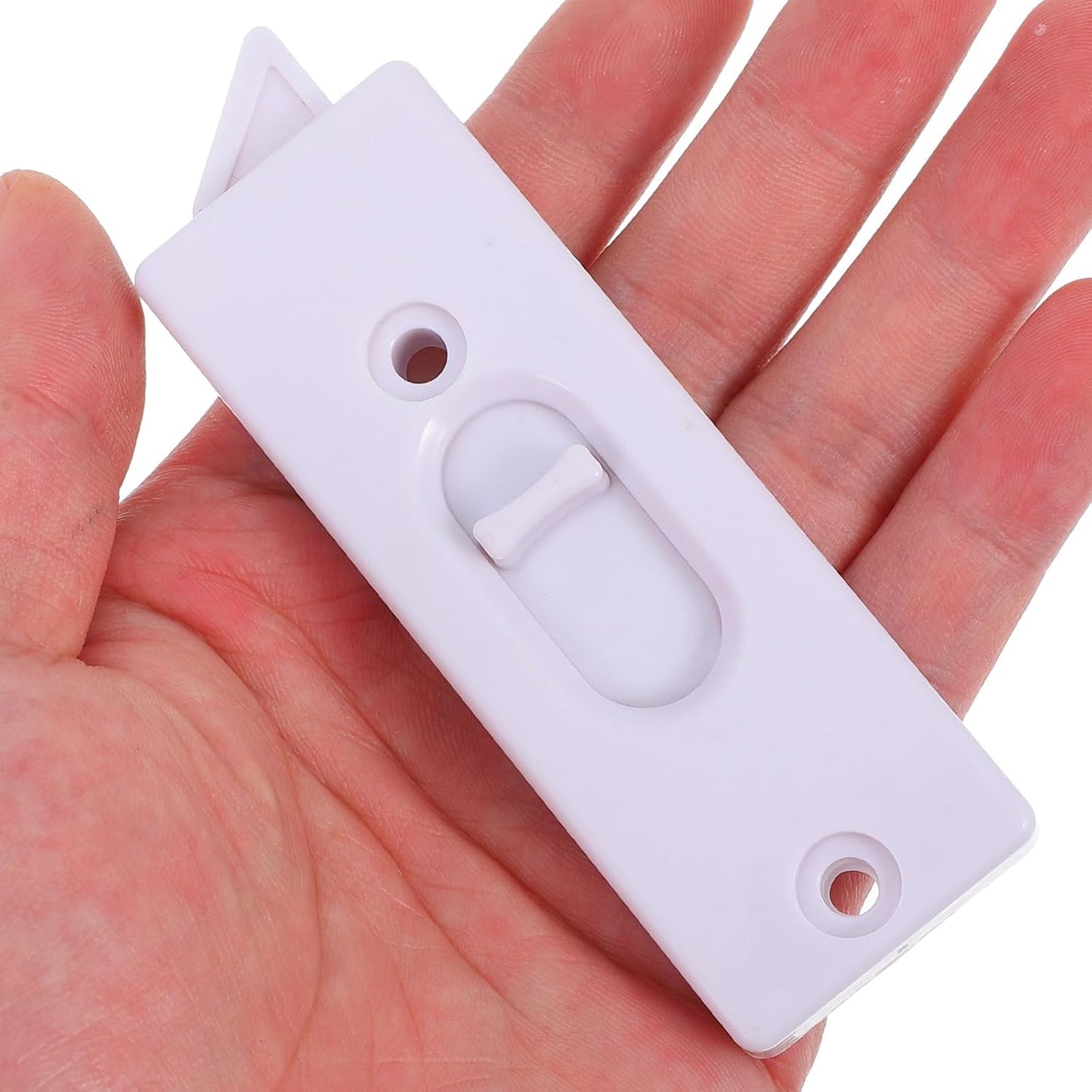  Ciieeo Lot De 2 Loquets à Bascule Blancs Pour Fenêtre Coulissante Verrous De Remplacement Ressort Accessoires Pour Réparation Et Verrouillage Fiable Des Fenêtres Pliantes Résidentielle