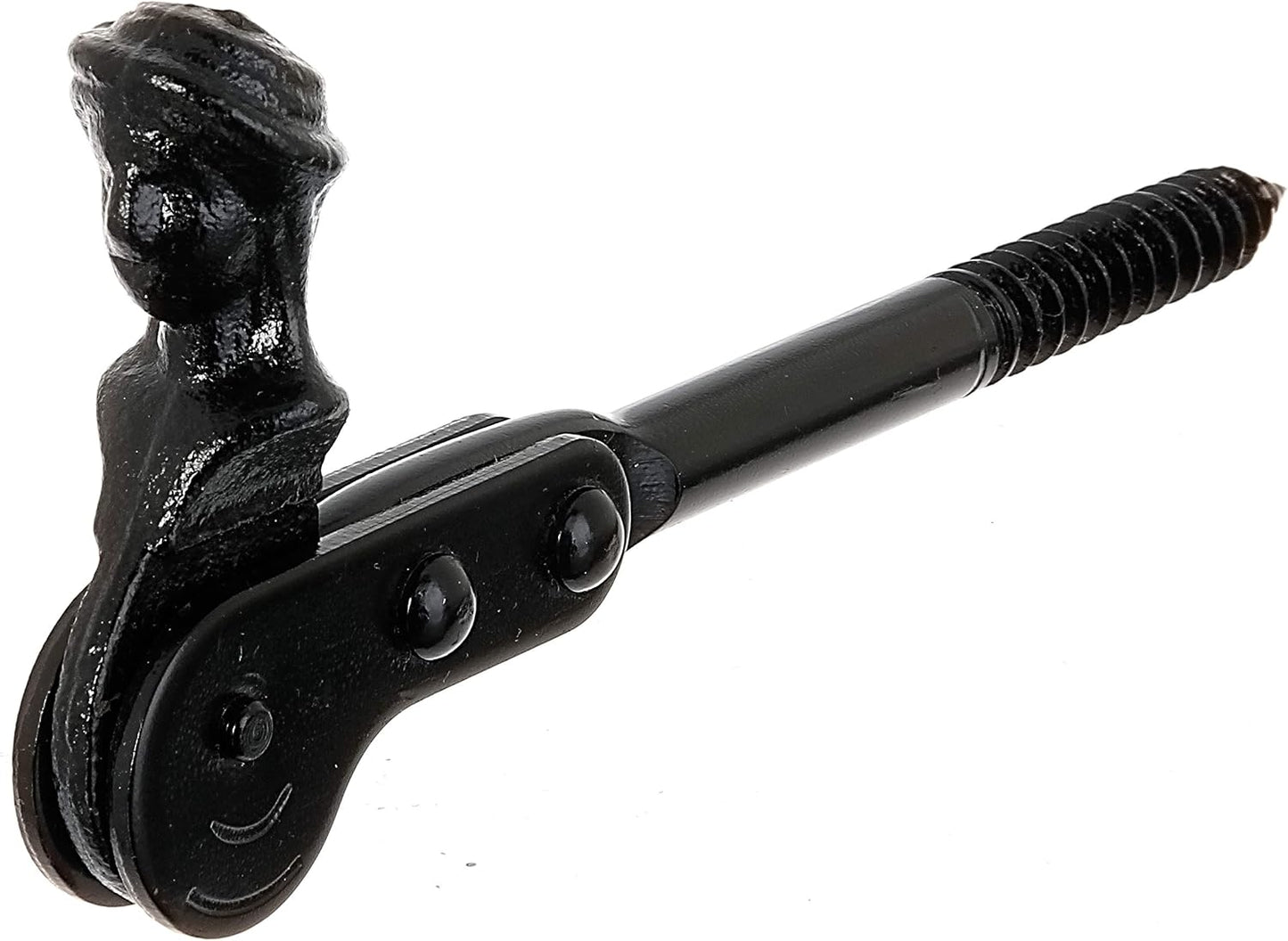  Alberts 307103 Shepherdess Head Shutter Stop | Screw Or Seal | Black Lacquered | 126.5 Mm