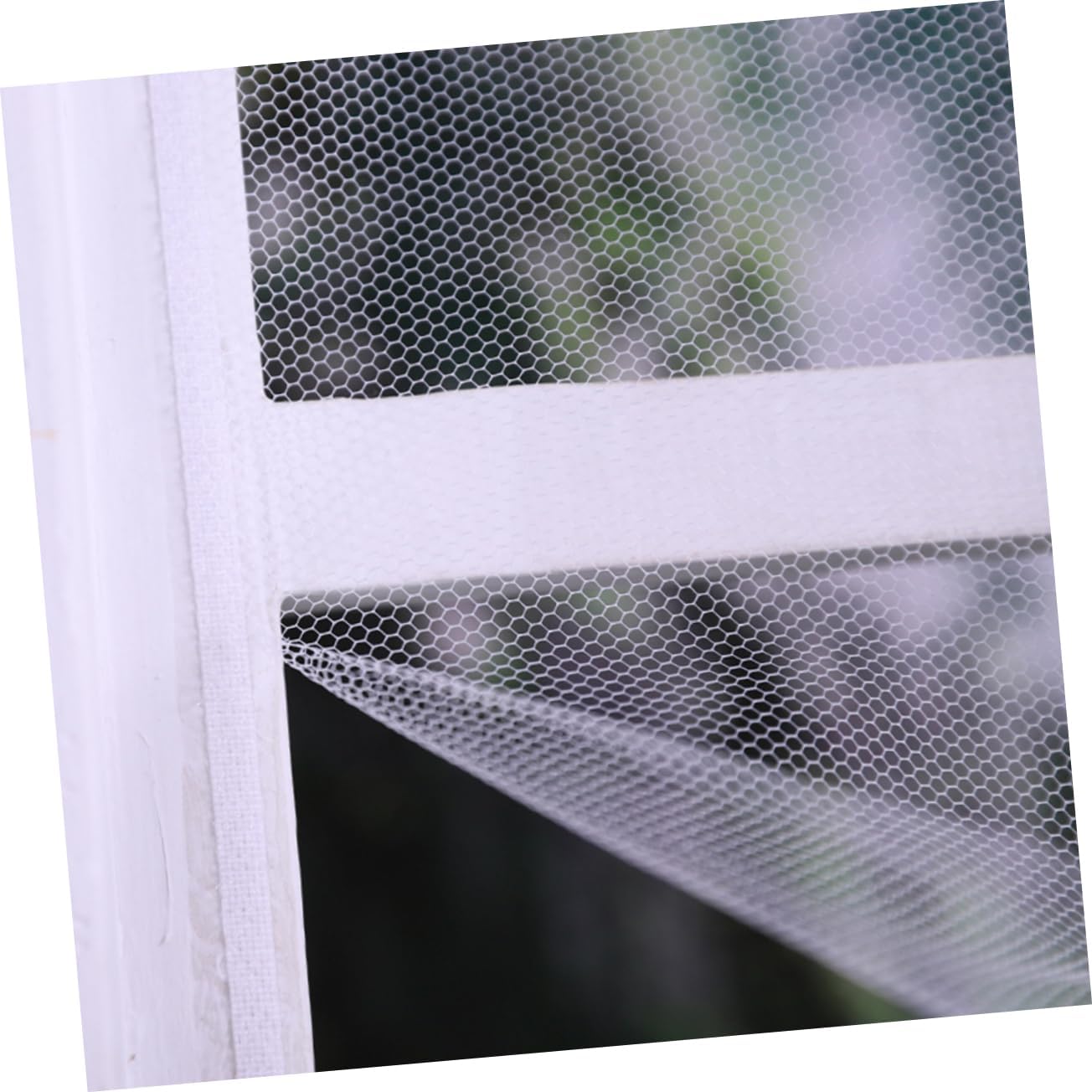  BESTonZON 4pièces Moustiquaire Autocollante Écran De Fenêtre Multifonctionnel Maille Blanche Insectes Pour Maison Et Bureau Installation Facile Avec Bande Adhésive