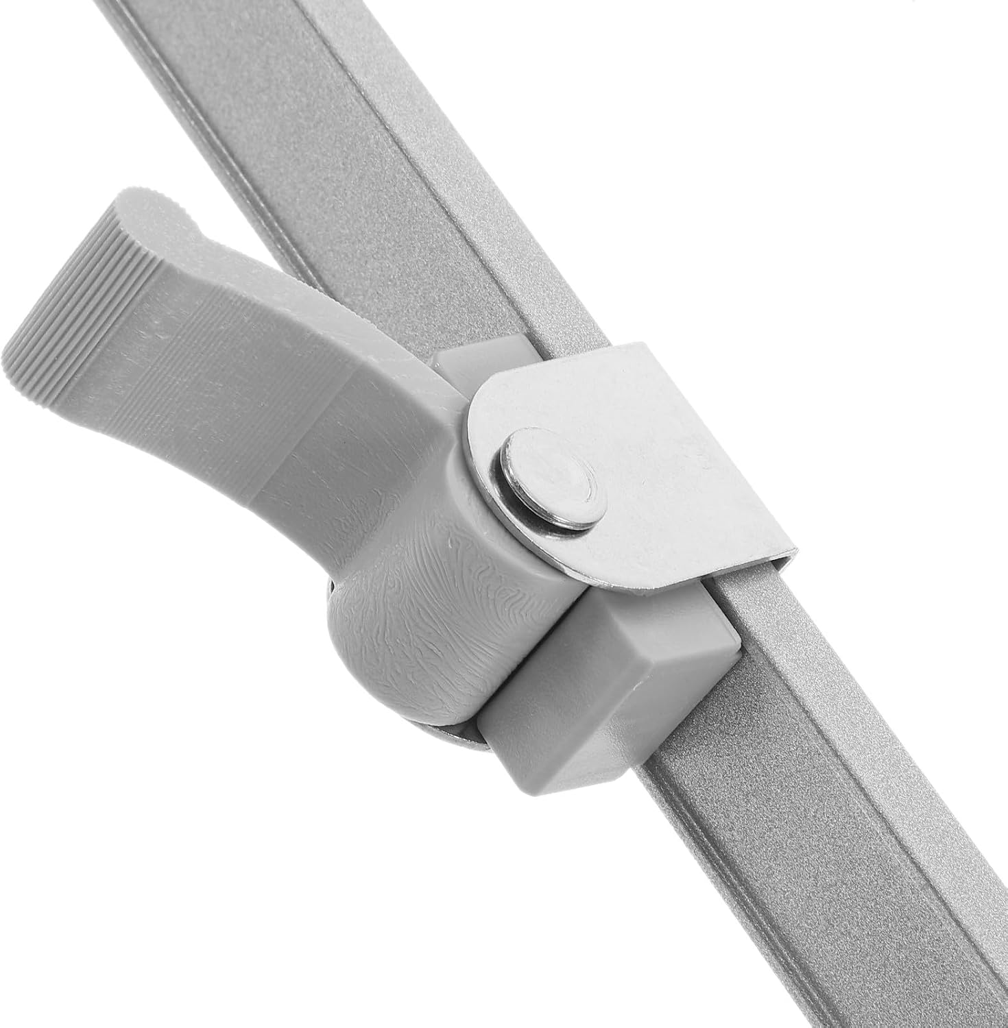  Gatuida Tige Télescopique Support Verrouillage Facile Argentée En Alliage D'aluminium Pour Fenêtre Pour Maison Et Bureau