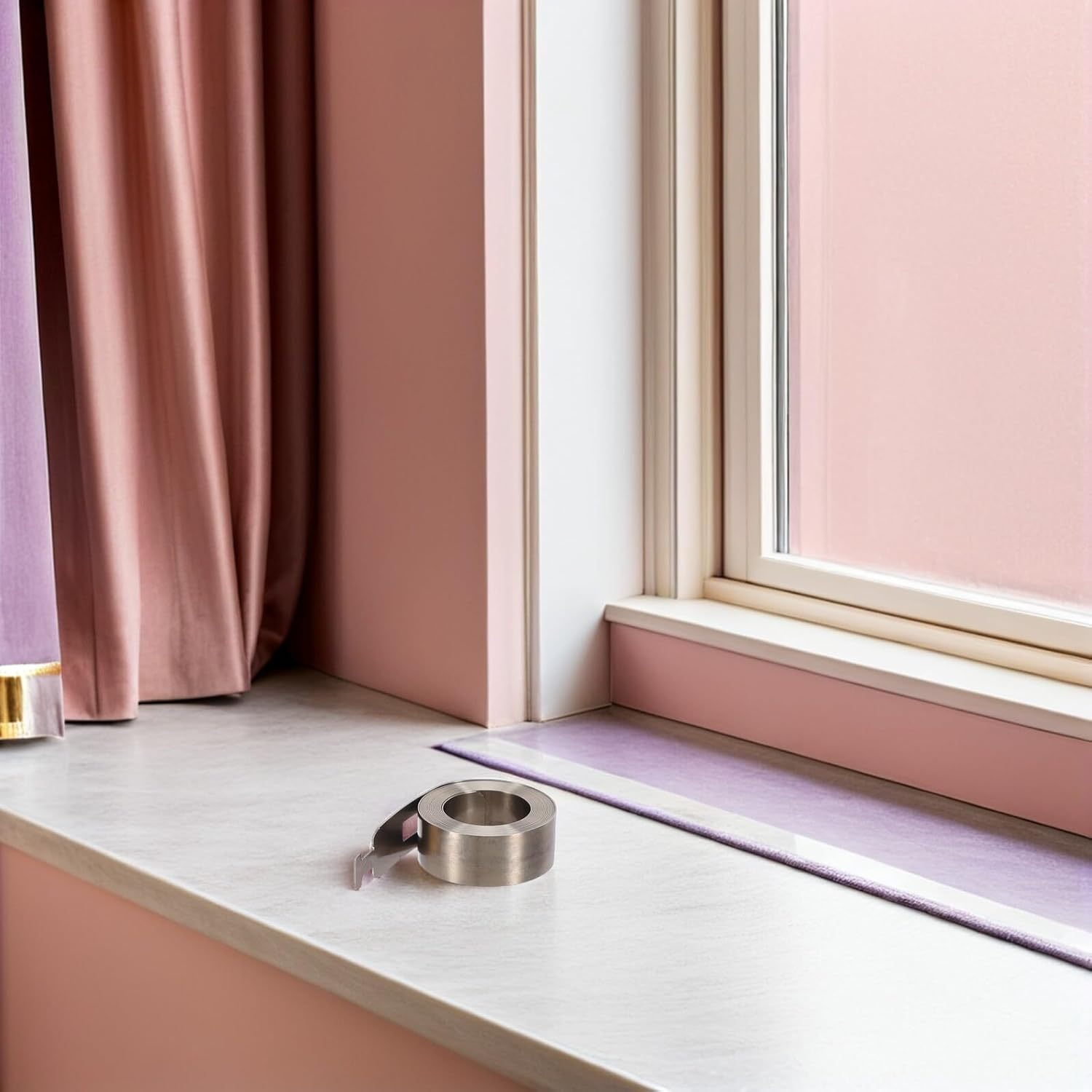  Toyvian Ressort De Tension Plat Pour Store Enrouleur 2 Pièces En Acier Inoxydable Argenté, Résistant La Déformation, Performance De Levage Fluide Pour Fenêtres Et Stores à Domicile