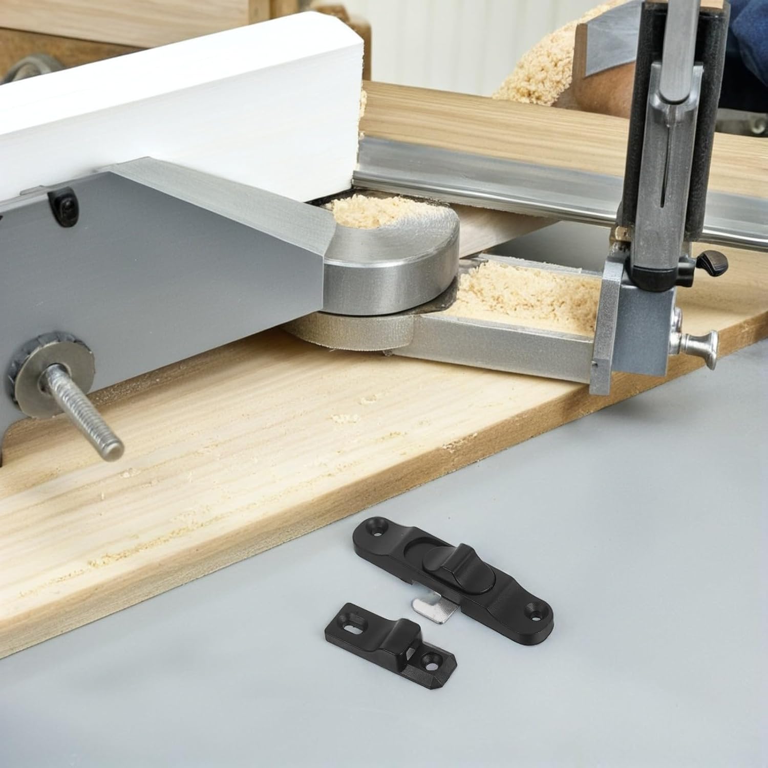  Jojofuny Verrou De Sécurité Pour Fenêtres Coulissantes Avec Réglage D'ouverture, Loquet Ajustable En Abs Et Acier, Pour Portes Moustiquaires Et Protection Maison Patio