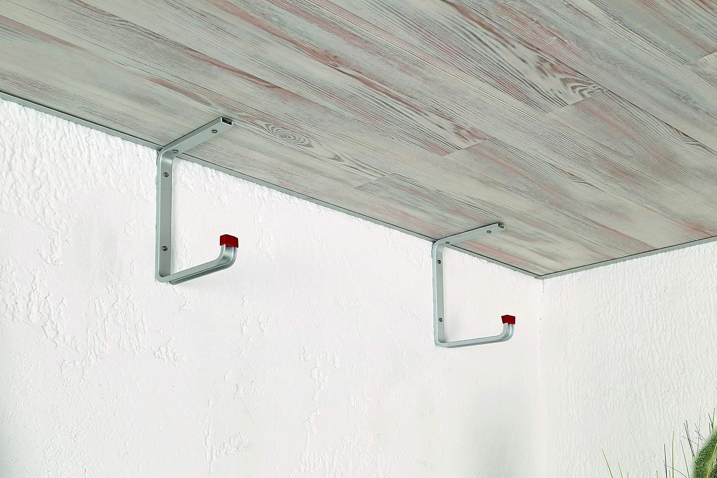  Alberts 805579 Crochet De Plafond | Au Choix Dans Différents Modèles | Coudé | Aluminium | Profondeur Du Crochet 175 Mm | Hauteur Totale 220 Mm
