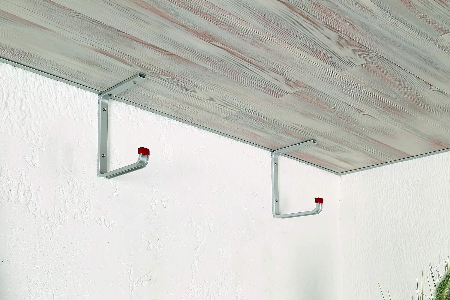  Alberts 805579 Crochet De Plafond | Au Choix Dans Différents Modèles | Coudé | Aluminium | Profondeur Du Crochet 175 Mm | Hauteur Totale 220 Mm
