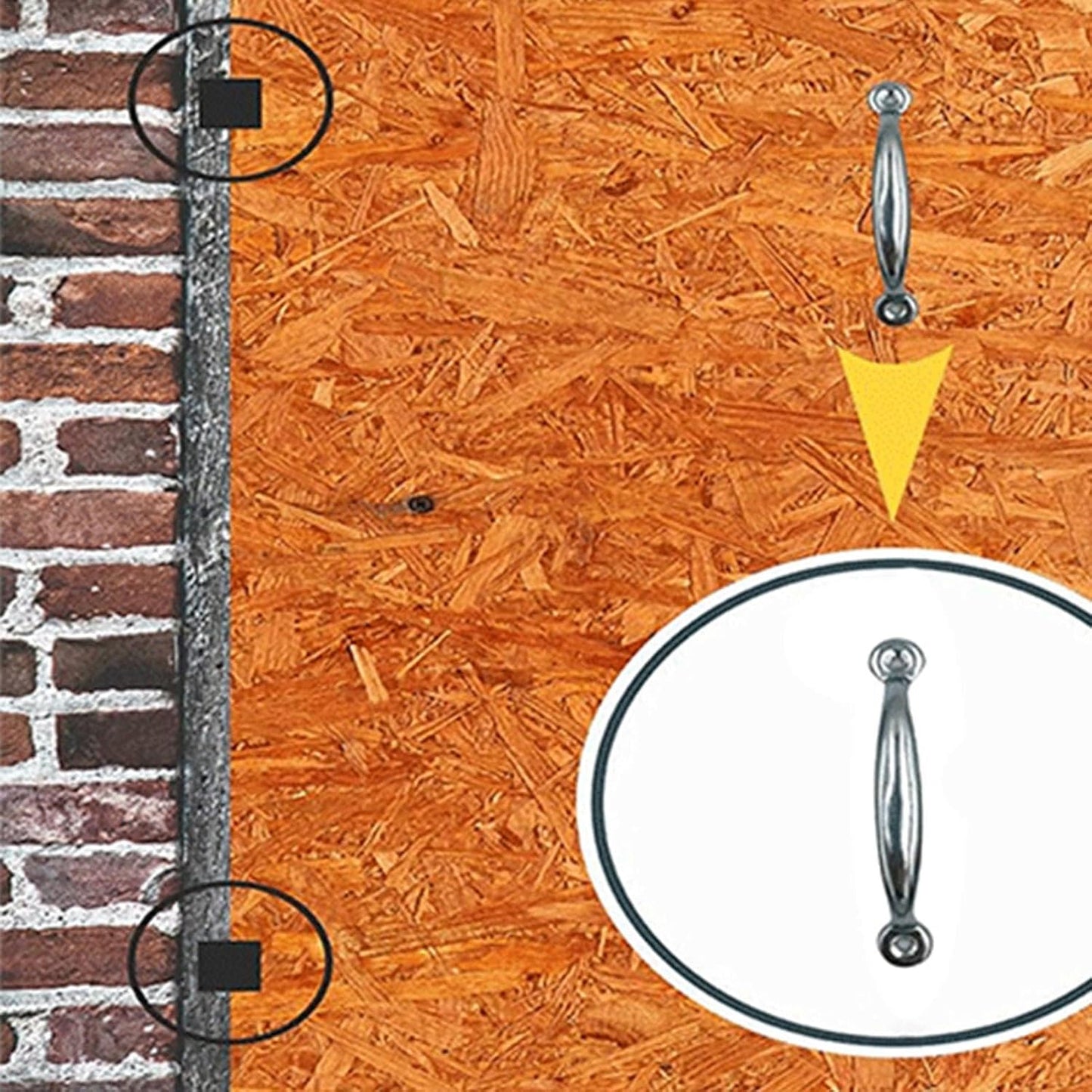  Window Fasteners | Window Clips | Window Shutter Clips, Window Protection Clips, Reusable Storm Clip Fasteners, Concrete Window Hardware, Window Shutter Clips