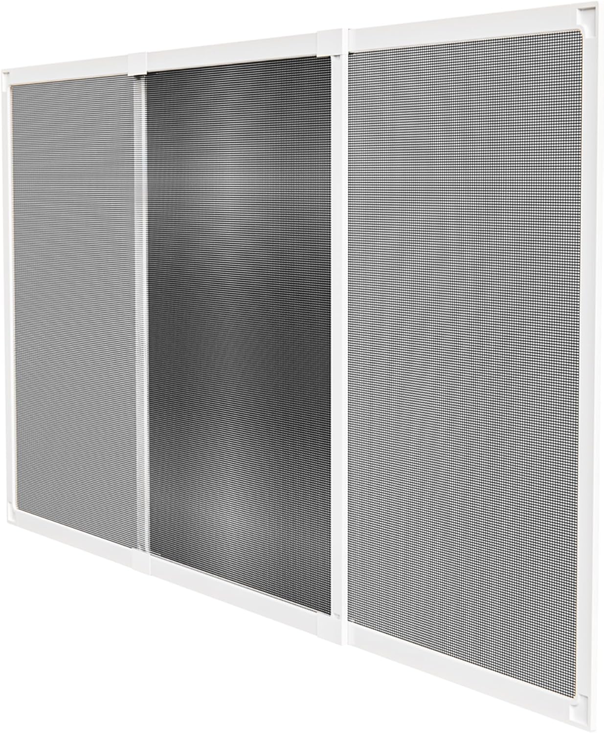  Amig - Moustiquaire Extensible Pour Fenêtres | Installation Sans Outils | S’adapte Dans L’emplacement Du Volet | 100 X 70 Cm | Ajustable Jusqu’à 190 Cm | Aluminium Blanc Et Maille En Fibre De Verre