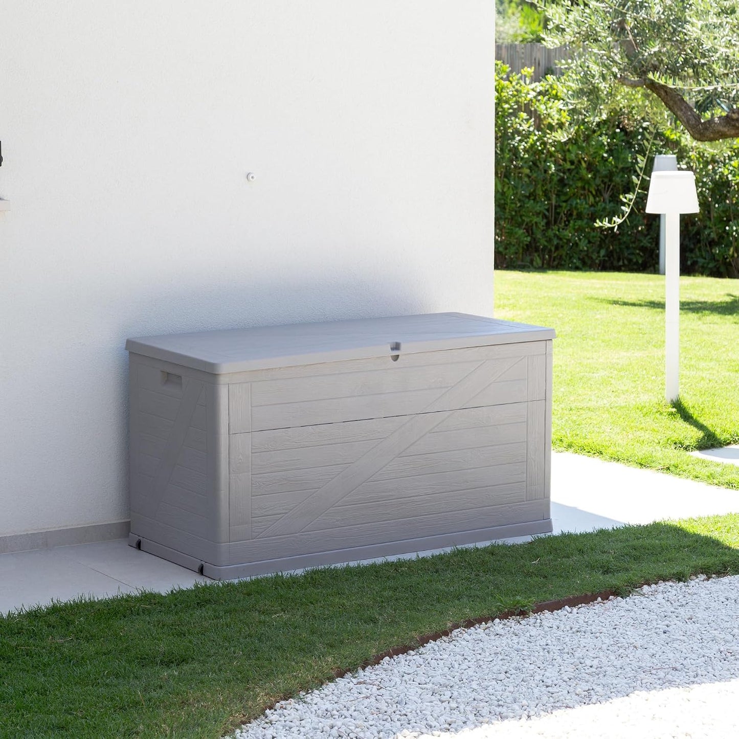  Toomax ART163COL Multibox Coffre De Rangement Polypropylène Gris/Gris Clair 420 L
