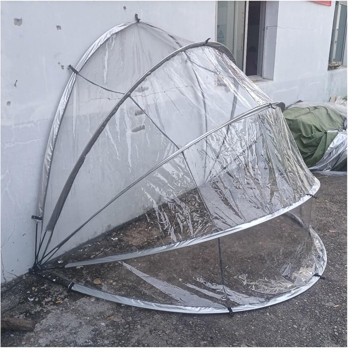 GENERIC Abri De Jardin Imperméable Et Transparent Pour Vélos - Rangement Extérieur Pour Motos, Outils De Jardin, Tondeuses à Gazon Et Plus Encore - Protection Durable Contre Les Intempéries