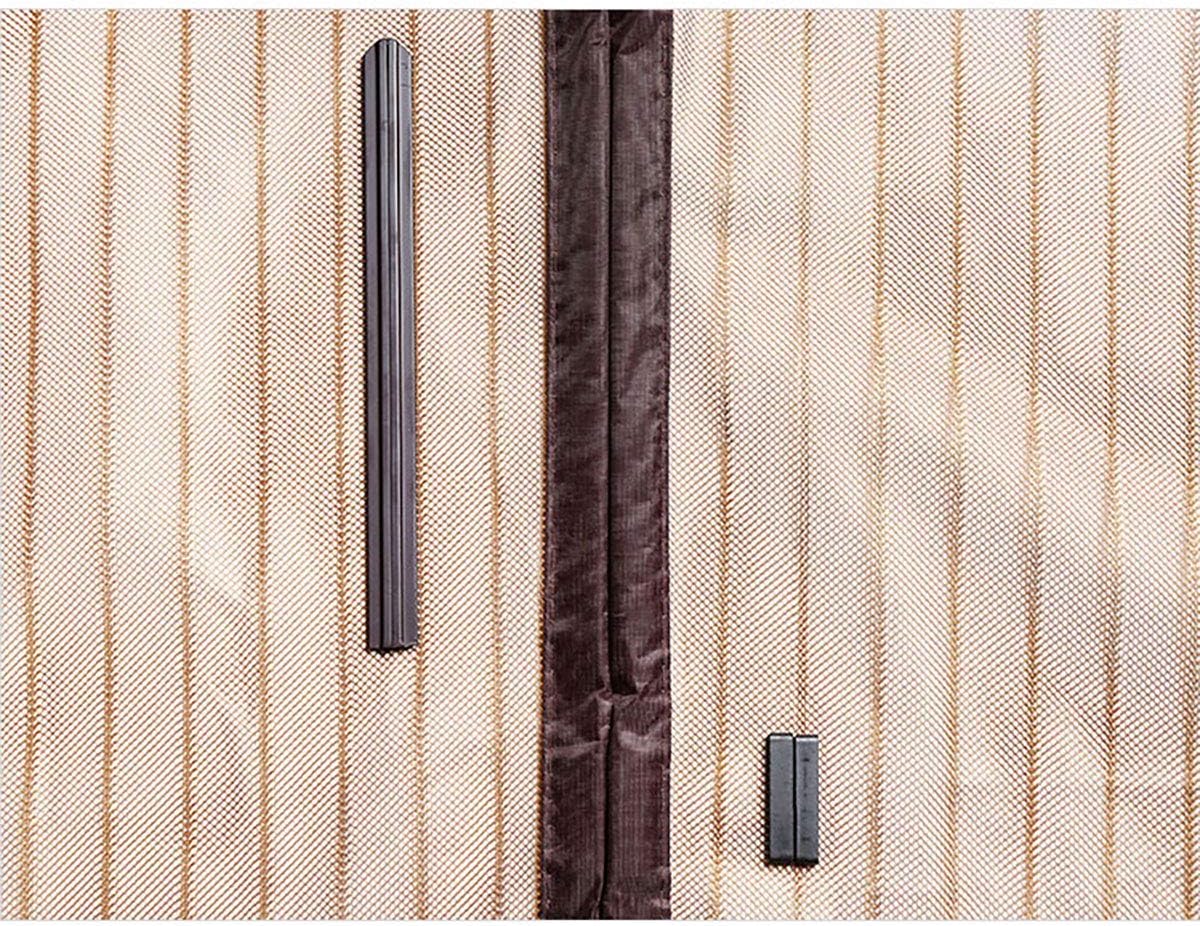  Magnetic Insect Screen For Windows With Insect Protection Magic Tape, Black, 120 X 120 Cm