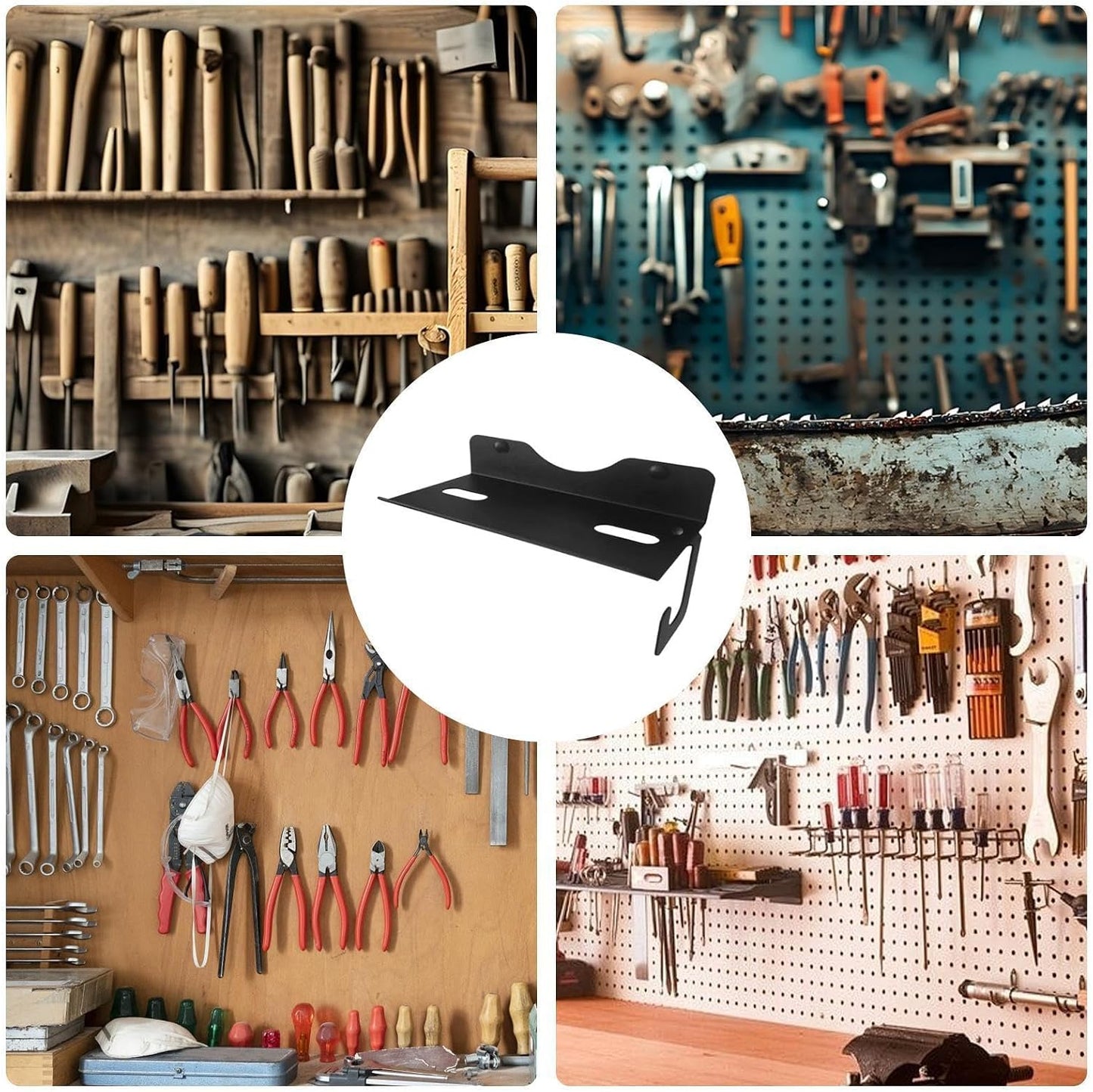  Support Mural Pour Scie Sauteuse | Organisateur Métallique Pour Outils électriques, étagère De Rangement De Scie Sauteuse - Pour Maison, Appartement, Cave, Garage, Atelier