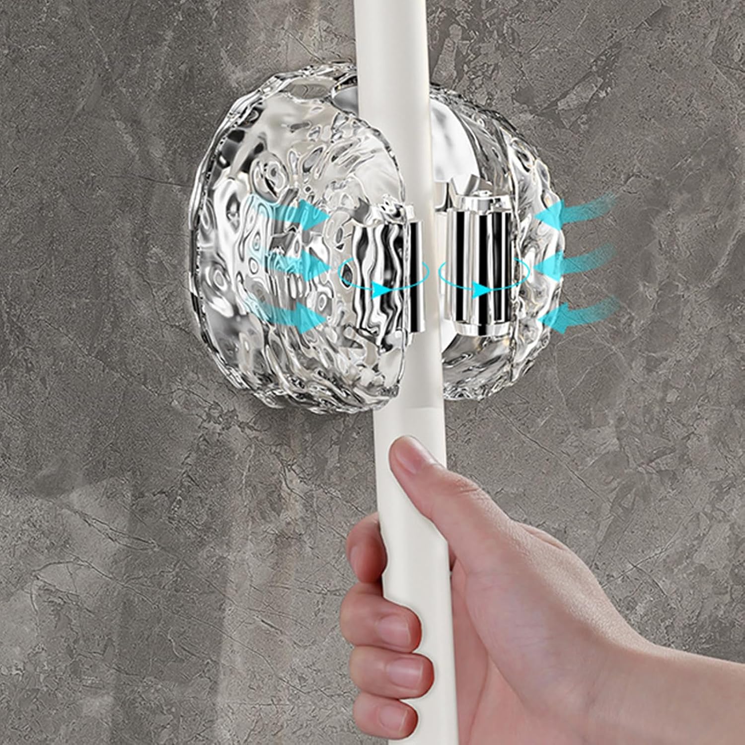  Support Mural Pour Balai – Crochets De Rangement Peu Encombrants Sans Perçage | Cintre Mural Pour Balais – Pour Salle De Bain, Garage, Extérieur, Jardin, Cuisine, Atelier