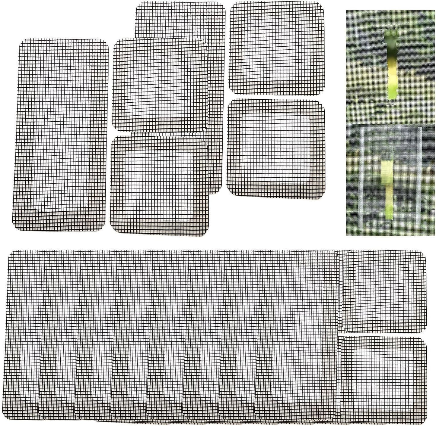 Genérico Lot De 10 Bandes Protectrices Autocollantes De Réparation Pour Maison, Chambre, Salon, Porche, Extérieur, Terrasse, Balcon, Fenêtre, 5 X 10 X 0,1 Cm