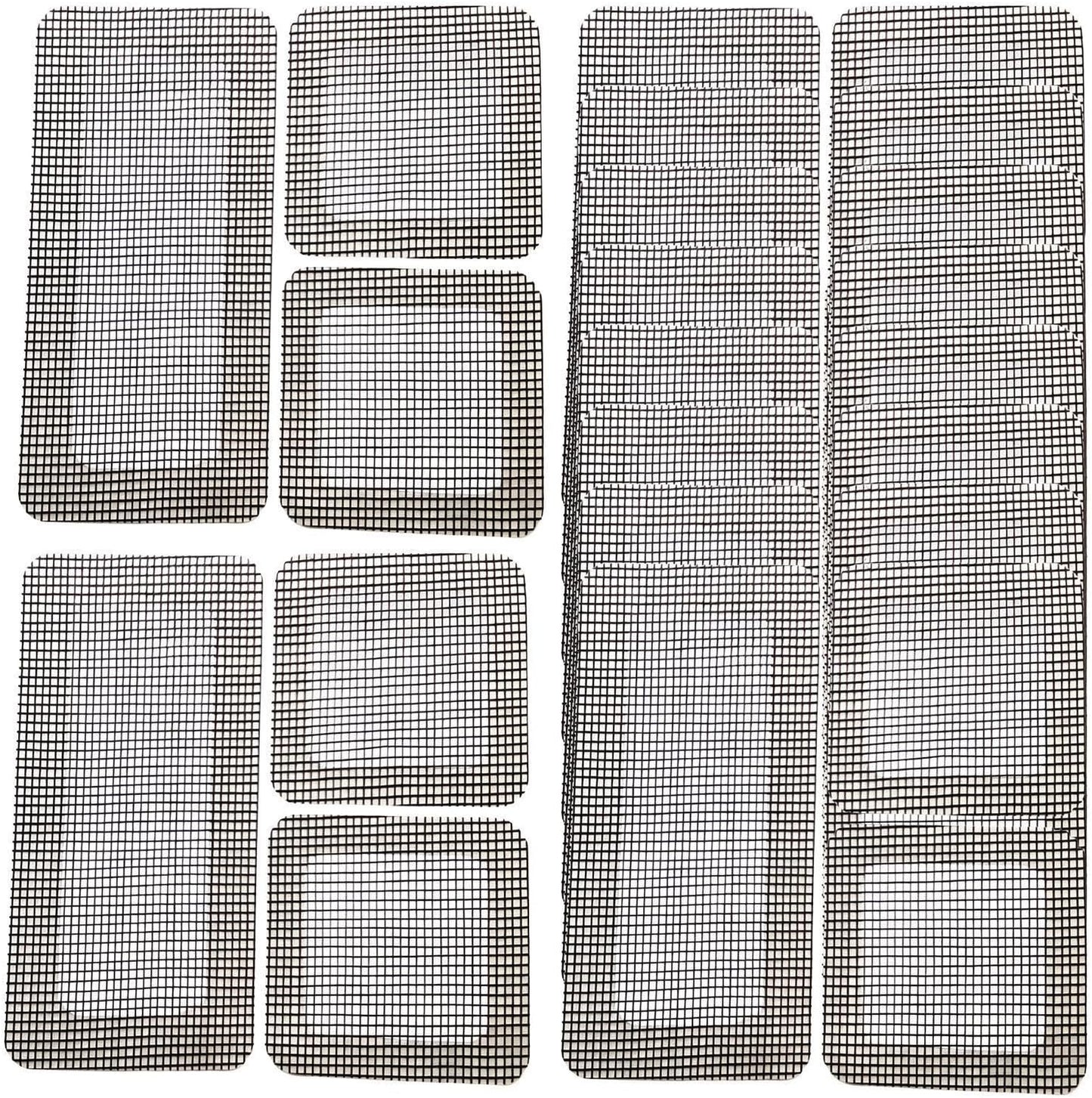 Genérico Lot De 10 Bandes Protectrices Autocollantes De Réparation Pour Maison, Chambre, Salon, Porche, Extérieur, Terrasse, Balcon, Fenêtre, 5 X 10 X 0,1 Cm